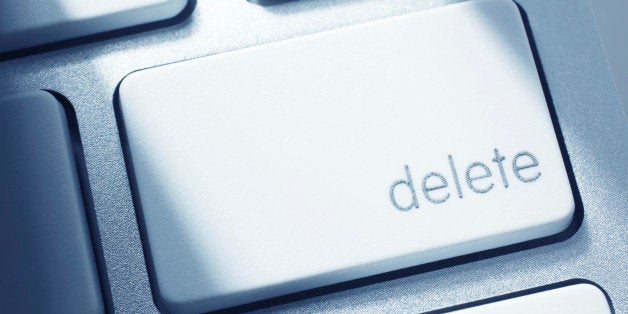 Close-up of delete key on computer keyboard.Similar images -