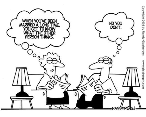Funny Cartoon: The Married Couple | HuffPost Women Funny Cartoon: The Married Couple | HuffPost Women