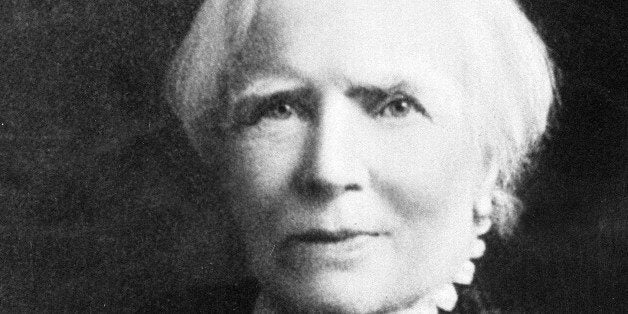 British-American physician Elizabeth Blackwell, the first woman to receive a medical degree in the United States, is shown in