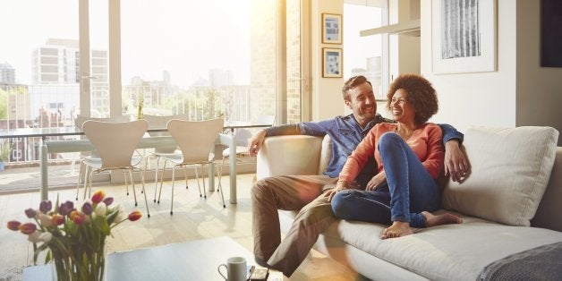 40's Couple In Apartment