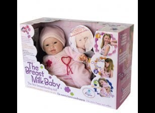 Breast milk best sale baby doll