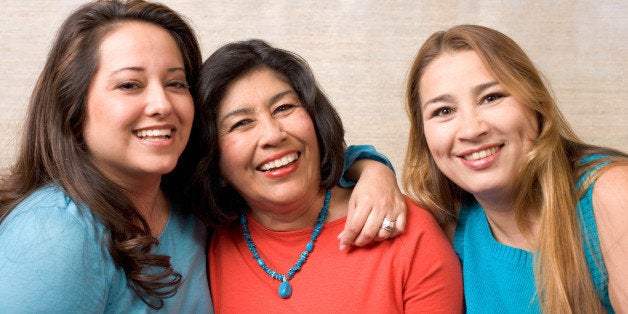 Portrait of smiling women