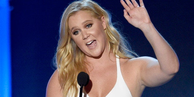 Amy Schumer accepts the Criticsâ Choice MVP award at the 21st annual Critics' Choice Awards at the Barker Hangar on Sunday, Jan. 17, 2016, in Santa Monica, Calif. (Photo by Chris Pizzello/Invision/AP)