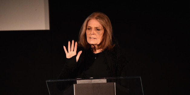 RANCHO PALOS VERDES, CA - FEBRUARY 02: Author/activist Gloria Steinem speaks at the AOL 2016 MAKERS conference at Terranea R