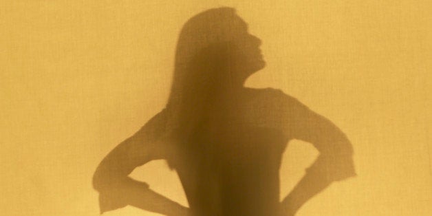 Silhouette of woman