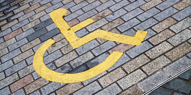 Disabled parking spot