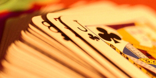 Close Up Of A Deck Of Cards