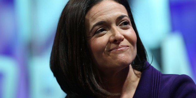 SAN FRANCISCO, CA - NOVEMBER 03: Facebook COO Sheryl Sandberg speaks during the Fortune Global Forum on November 3, 2015 in San Francisco, California. Business leaders are attending the Fortune Global Forum that runs through November 4. (Photo by Justin Sullivan/Getty Images)