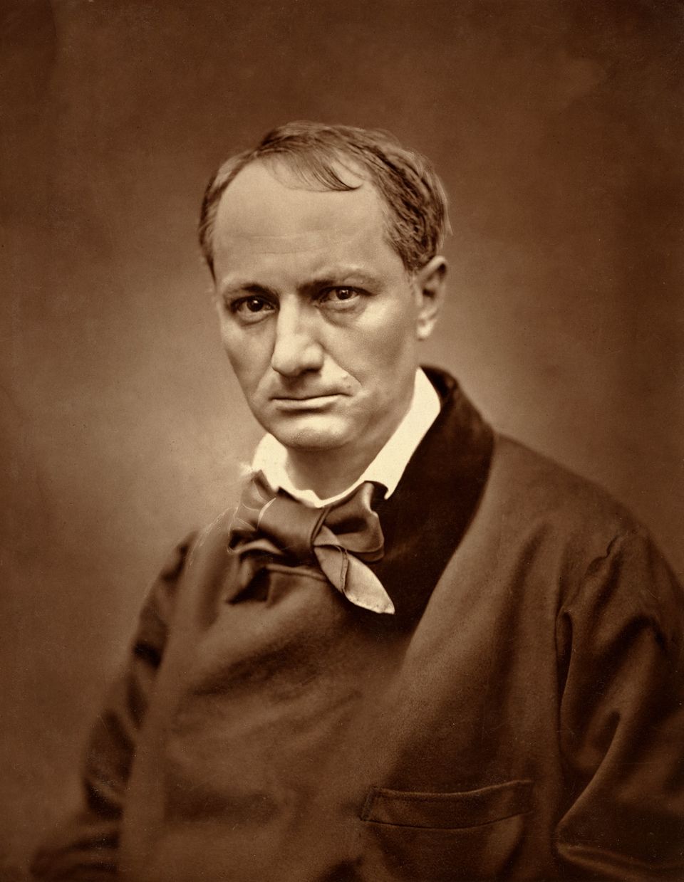 Charles Baudelaire a few years before his death, by Étienne Carjat