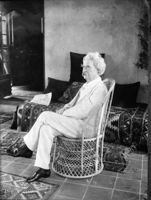 In 1871, Mark Twain invented one of the first bra straps - Ye Olde  Bookshoppe
