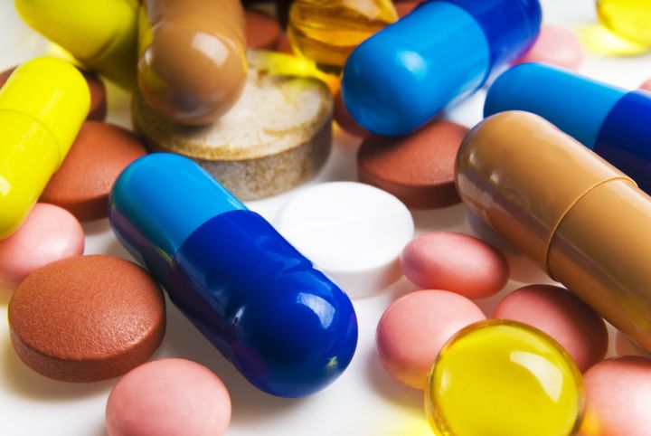 colorful tablets with capsules