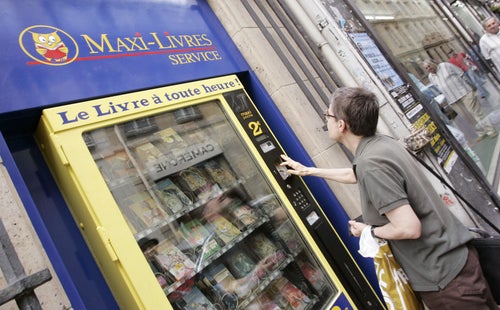 Novel idea vending machine hotsell