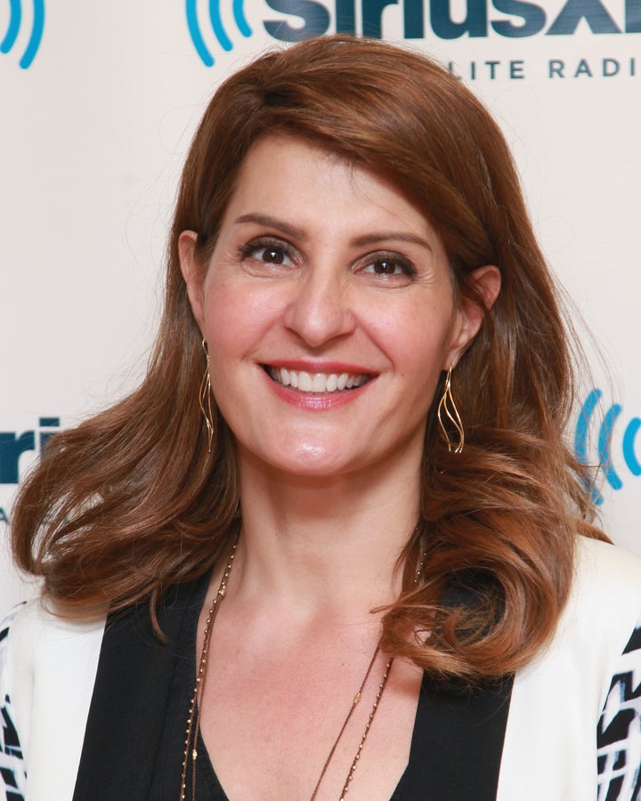 NEW YORK, NY - APRIL 02: Actress Nia Vardalos visits the SiriusXM Studios on April 2, 2013 in New York City. (Photo by Taylor Hill/Getty Images)