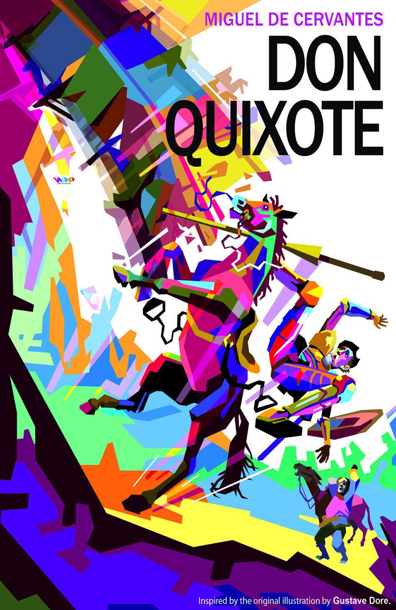 Don Quixote illustrated by Wedha Abdul Rasyid