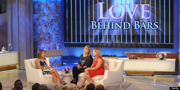 KATIE - 7/9/13 - 'Love Behind Bars,' with guests Amy Friedman and Dr. Casey Jordan, airs on KATIE, distributed by Disney-ABC Domestic Television. (Photo by Donna Svennevik/Disney-ABC via Getty Images) KATIE COURIC, AMY FRIEDMAN, DR. CASEY JORDAN