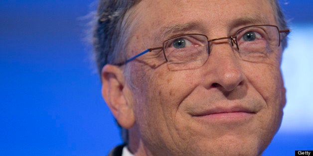 Billionaire Bill Gates, chairman and founder of Microsoft Corp., listens during the 2013 Fiscal Summit sponsored by the Peter G. Peterson Foundation in Washington, D.C., U.S., on Tuesday, May 7, 2013. The summit puts forward solutions for bipartisan agreement to address America's long-term debt and deficits. Photographer: Andrew Harrer/Bloomberg via Getty Images 