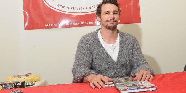 NEW YORK, NY - AUGUST 09: Actor James Franco promotes his new book 'A California Childhood' at Strand Bookstore on August 9, 2013 in New York City. (Photo by Michael Loccisano/Getty Images)