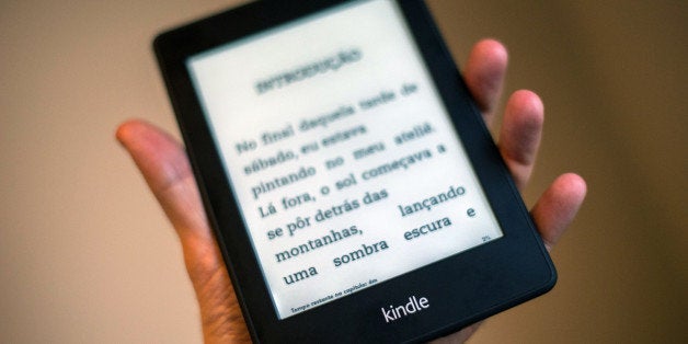 View of a Kindle reader --which will be sold in 299 Reais (150 dolars) for the Brazilian market-- in Sao Paulo, Brazil on March 15, 2013. AFP PHOTO/Yasuyoshi CHIBA (Photo credit should read YASUYOSHI CHIBA/AFP/Getty Images)