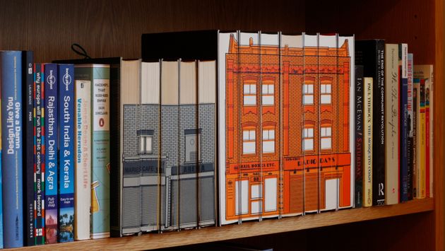 Book nook bookshelf insert Japan Street Book END library dec - Inspire  Uplift