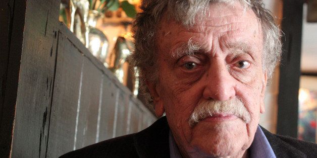 NEW YORK - MARCH 24: Writer Kurt Vonnegut poses for a portrait on March 24, 2006 in New York City. (Photo by Jean-Christian Bourcart/Getty Images)
