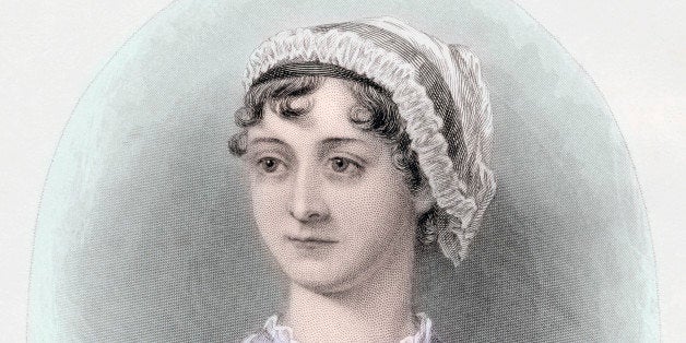 Portrait of English novelist Jane Austen, after a watercolor by Cassandra Austen, hand-colored engraving, c. 1850. (Illustration by GraphicaArtis/Getty Images)