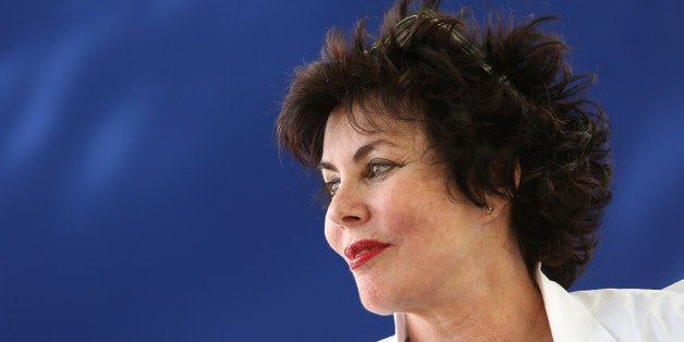 EDINBURGH, SCOTLAND - AUGUST 14: Ruby Wax, American author and comedian, appears at a photocall prior to an event at the 30t
