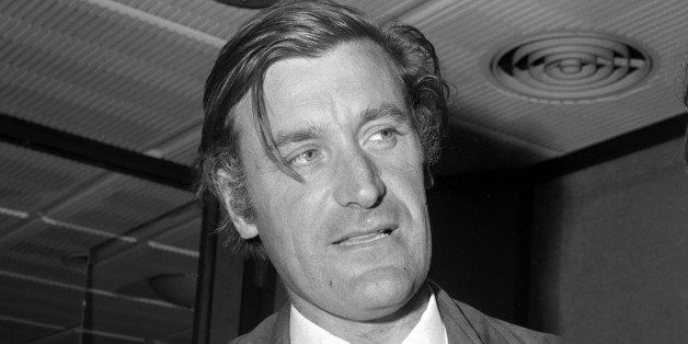 British poet Ted Hughes attends a reception at New Zealand House, London, June 24, 1970. (AP Photo/Brown)
