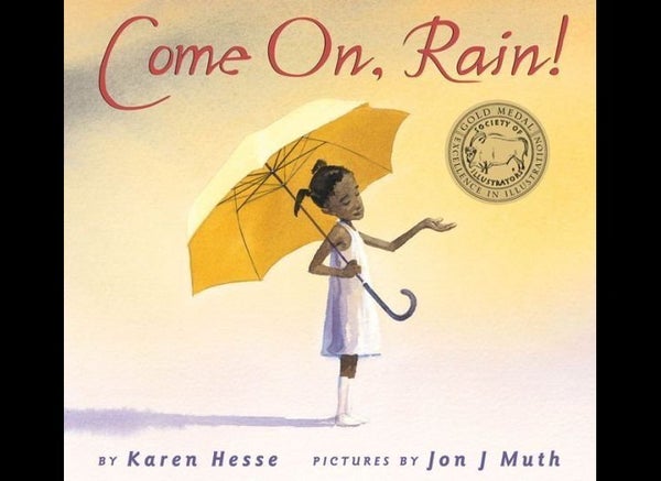 <strong>By Karen Hesse and Jon J Muth</strong>

In a parched and baking urban landscape, a young girl implores the sky for 