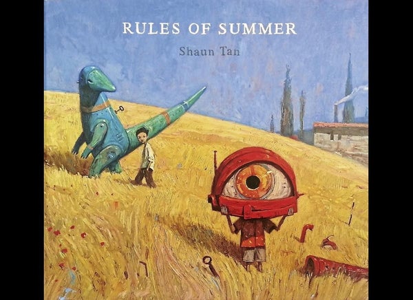 <strong>By Shaun Tan</strong>

Similar to Morstad’s <em>How To</em>, <em>Rules of Summer</em> poses as a set of lessons, bu