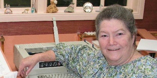 In this undated photo released by book publisher Harper Collins, best-selling author Colleen McCullough is seen on Norfolk Island. MCCulloch said six men found guilty of a string of sex attacks on Pitcairn Island were following a Polynesian custom of having sex with young girls and called their convictions "an absolute disgrace," a newspaper reported Tuesday, Nov. 16, 2004. Late last month, six Pitcairn men were convicted of rapes and sex attacks dating back as far as 40 years on the remote island, which is located midway between New Zealand and South America and is home to descendants of the Bounty mutineers and their Polynesian wives.(AP Photo/Harper Collins,Louise Donald, HO)