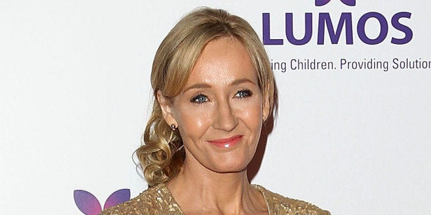 LONDON, ENGLAND - NOVEMBER 09: Joanne 'JK' Rowling attends a charity evening hosted by JK Rowling to raise funds for 'Lumos' a charity helping to reunite children in care with their families in Eastern Europe at Warner Bros Studios on November 9, 2013 in London, England. (Photo by Danny E. Martindale/Getty Images)