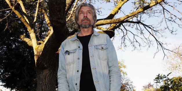 TORONTO, ON - OCTOBER 24: Norwegian writer Karl Ove Knausgaard photographed at TYPE Books and in the park in Toronto.