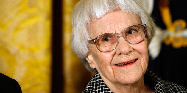 WASHINGTON - NOVEMBER 05: Pulitzer Prize winner and 'To Kill A Mockingbird' author Harper Lee smiles before receiving the 2007 Presidential Medal of Freedom in the East Room of the White House November 5, 2007 in Washington, DC. The Medal of Freedom is given to those who have made remarkable contributions to the security or national interests of the United States, world peace, culture, or other private or public endeavors. (Photo by Chip Somodevilla/Getty Images)