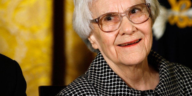 WASHINGTON - NOVEMBER 05: Pulitzer Prize winner and 'To Kill A Mockingbird' author Harper Lee smiles before receiving the 2007 Presidential Medal of Freedom in the East Room of the White House November 5, 2007 in Washington, DC. The Medal of Freedom is given to those who have made remarkable contributions to the security or national interests of the United States, world peace, culture, or other private or public endeavors. (Photo by Chip Somodevilla/Getty Images)