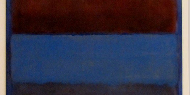 No. 61 (Rust and Blue), 1953. Oil on canvas (1903-1970) Panza Collection. MOCA, LA