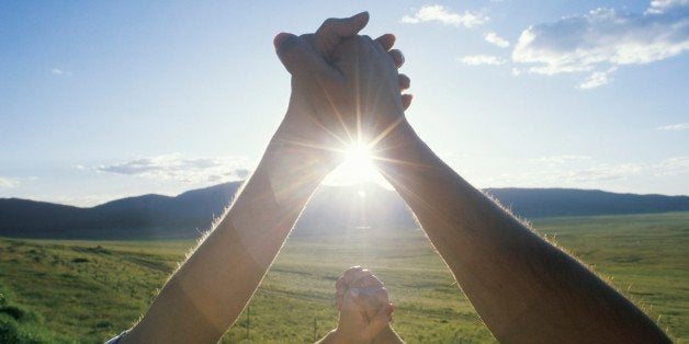 'People Holding Hands, Hands Across America, New Mexico'