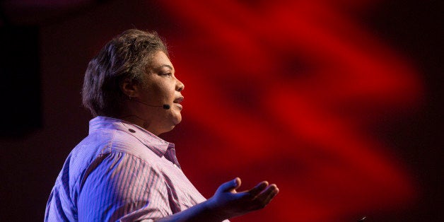 Roxane Gay speaks at TEDWomen2015 - Momentum, Session 2, May 28, 2015, Monterey Conference Center, Monterey, California, USA.
