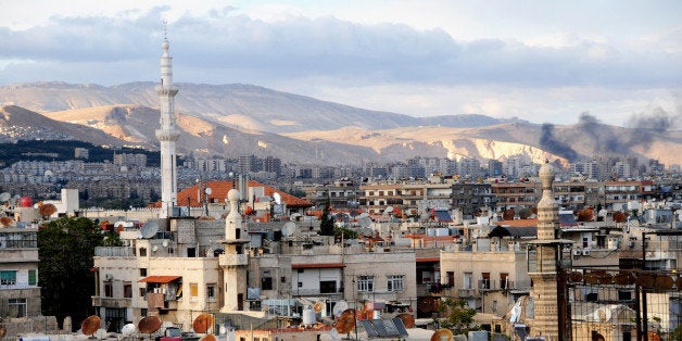 Rooftops in Damascus, Syria