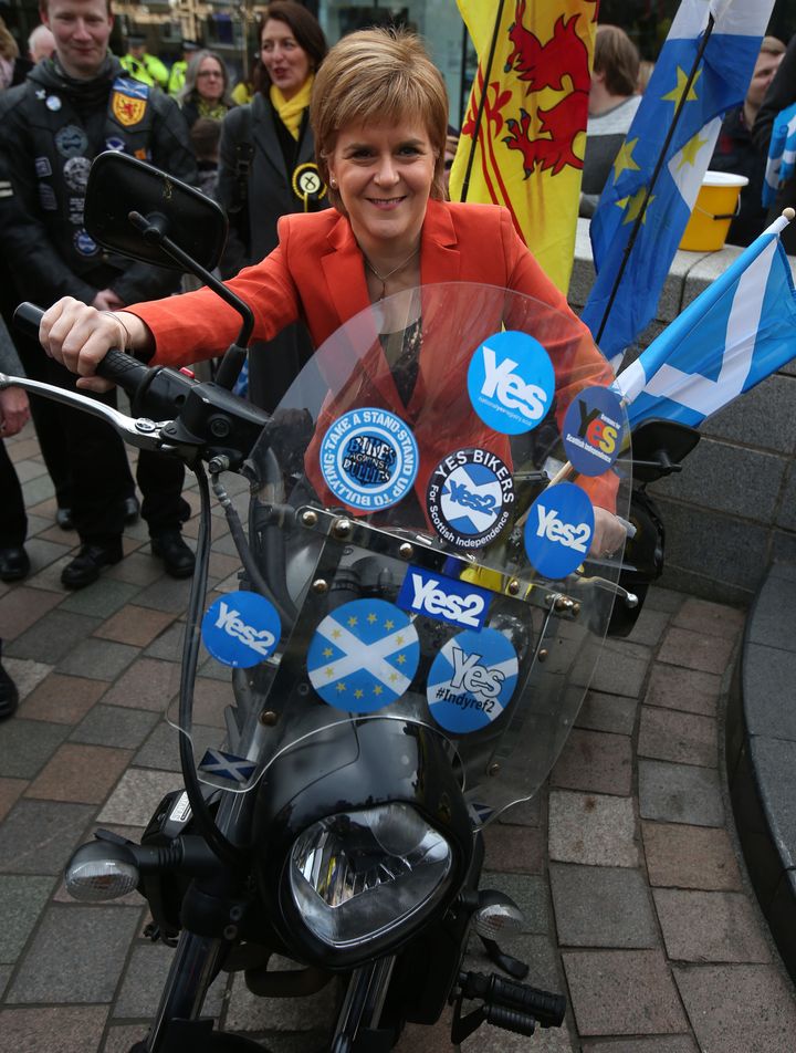 Nicola Sturgeon has said the Brexit referendum makes a re-run of the Scottish independence referendum "highly likely" 