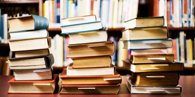 Stacks of Library Books