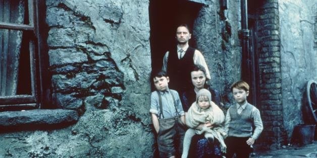 2000 Joe Breen,Robert Carlyle, Emily Watson, Sean/Oisin Carney Daly and Shane Murray Corcoran star in 'Angela's Ashes.' Photo