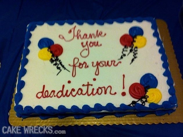 Cake Wrecks Awkward 50th Birthday And Retirement Cakes Huffpost