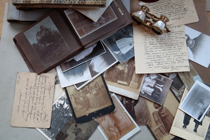 Old photos,albums and letters.