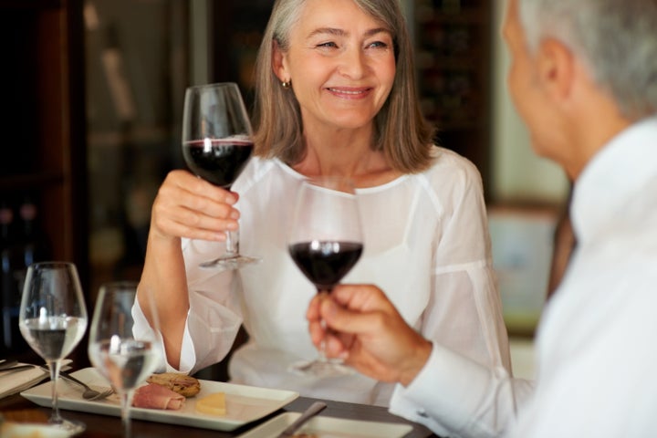 portrait of senior couple with...