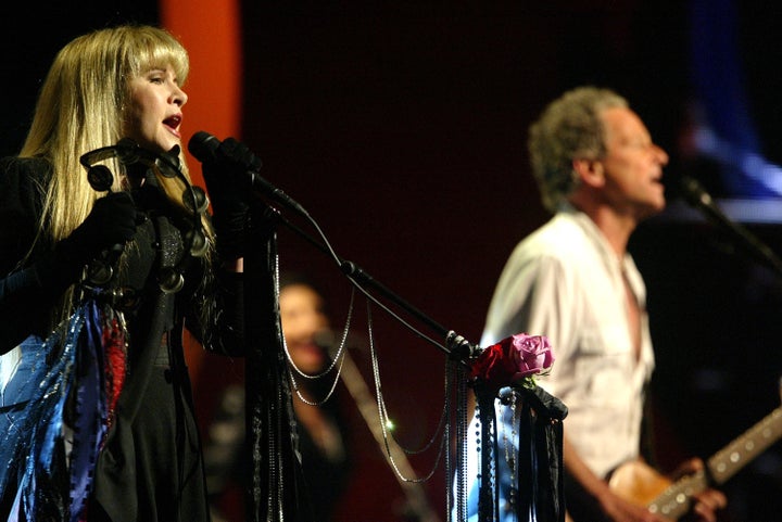 NEW YORK - MAY 5: Fleetwood Mack performs at the MTV Networks UpFront at The Theater at Madison Square Garden May 05, 2004 in New York City. (Photo by Scott Gries/Getty Images)