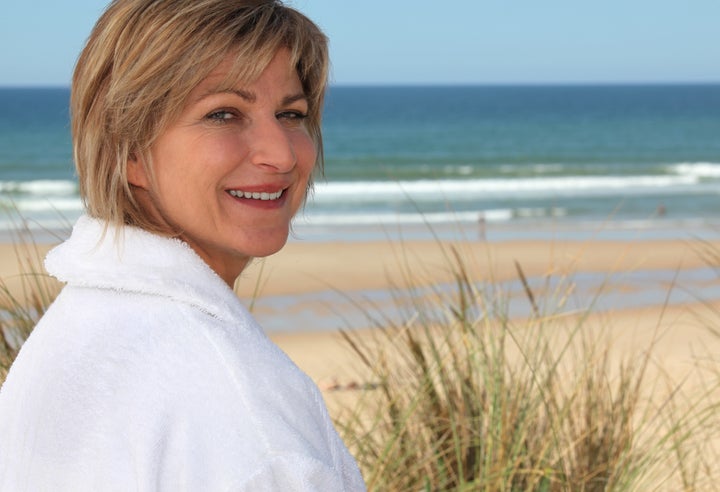 woman at the beach