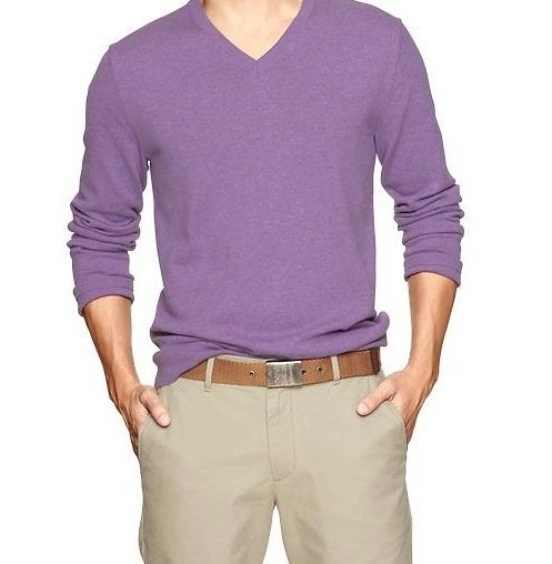 Cotton V-Neck Sweater