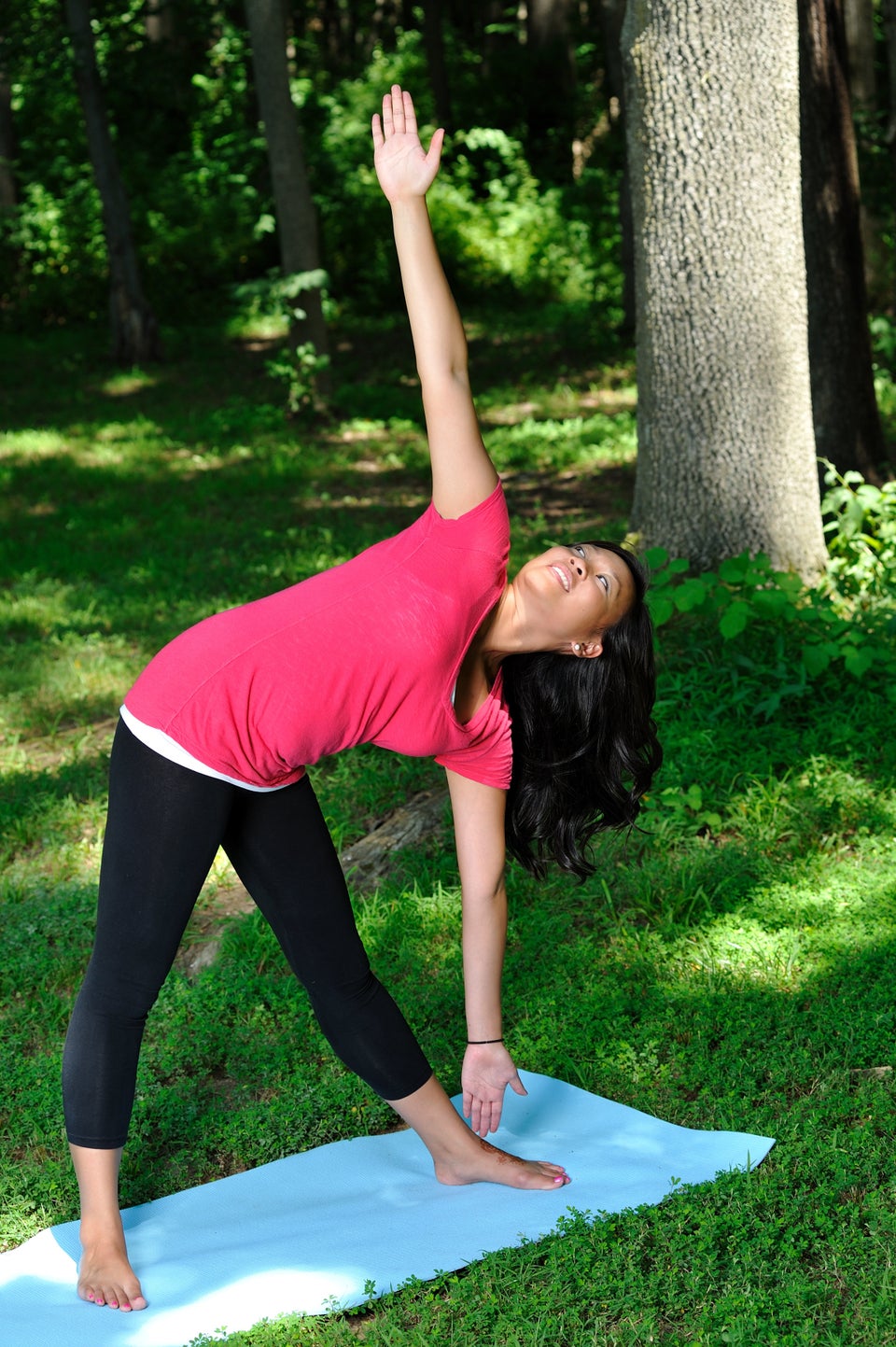 Extended Triangle Pose