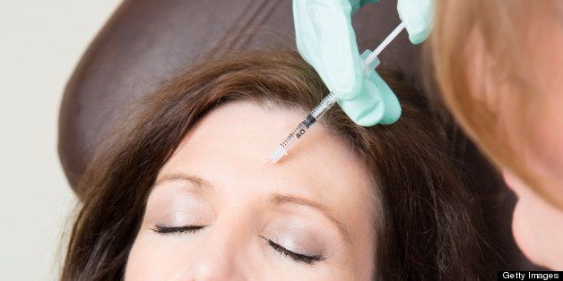 Middle aged woman getting botox treatment at the medical spa. You might also be interested in these: