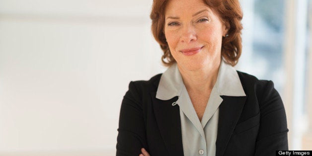 USA, New Jersey, Jersey City, Portrait of senior businesswoman